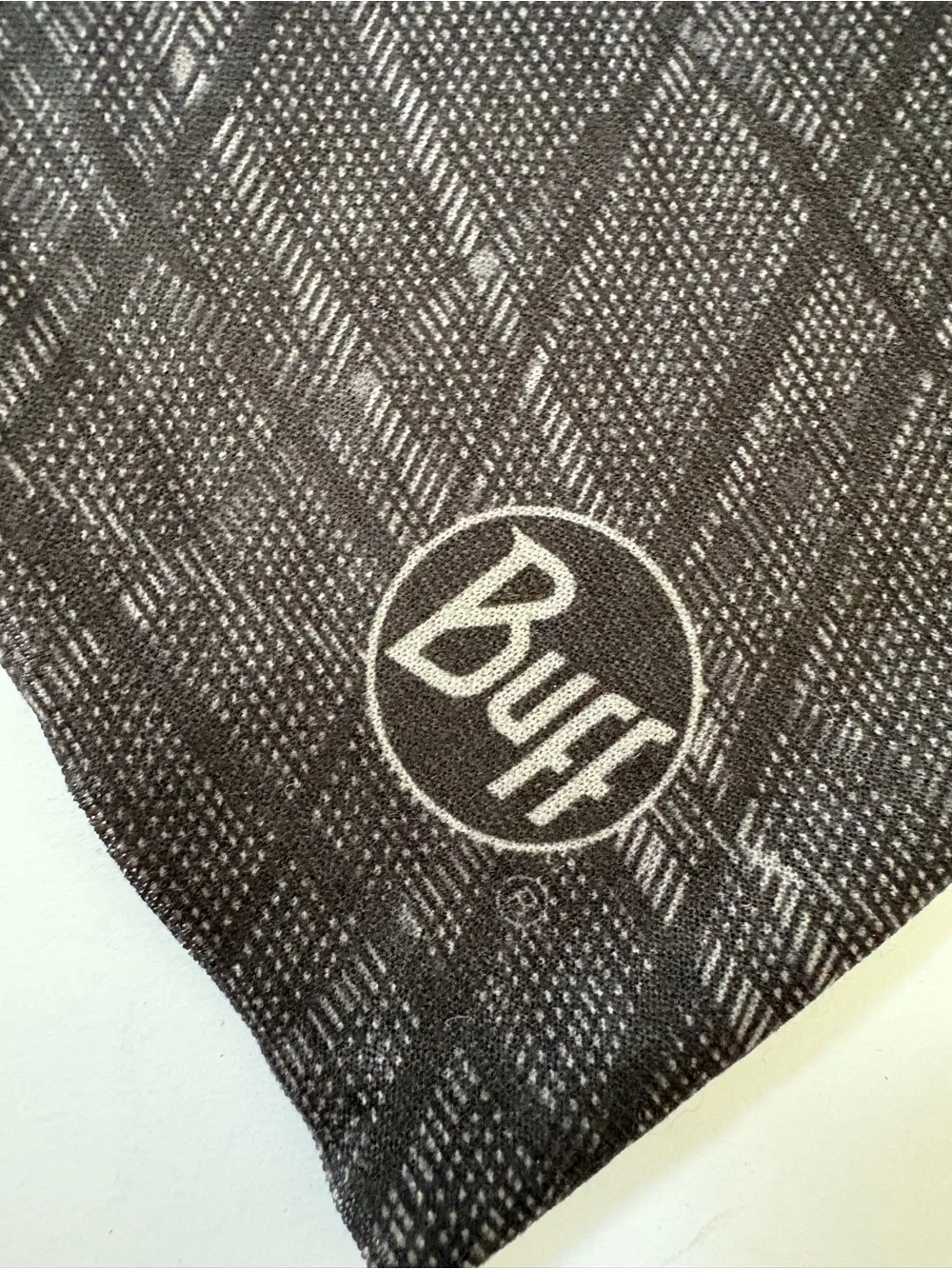 Buff Black Grey Neck Gaiter EcoStretch Neckwear Hike Work Scarf UPF50 Polyester